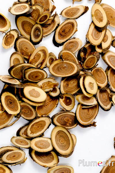 Rondelles en bois - 1-5 cm - naturel